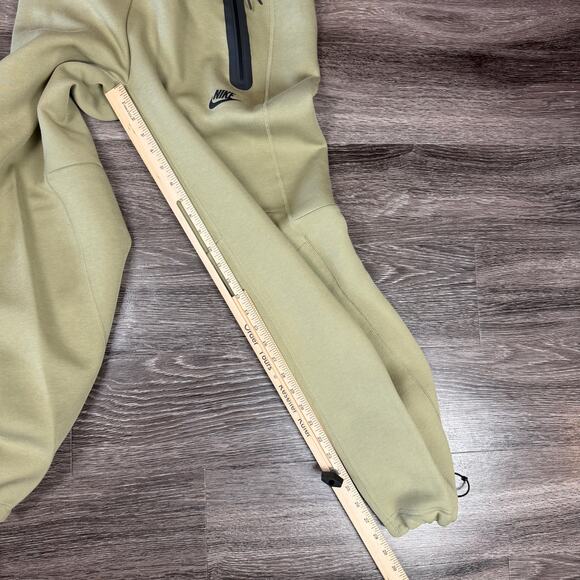 Nike Tech Fleece Open Hem Pants Neutral Olive HJ6533 276 Men’s Size Small - Picture 5 of 5